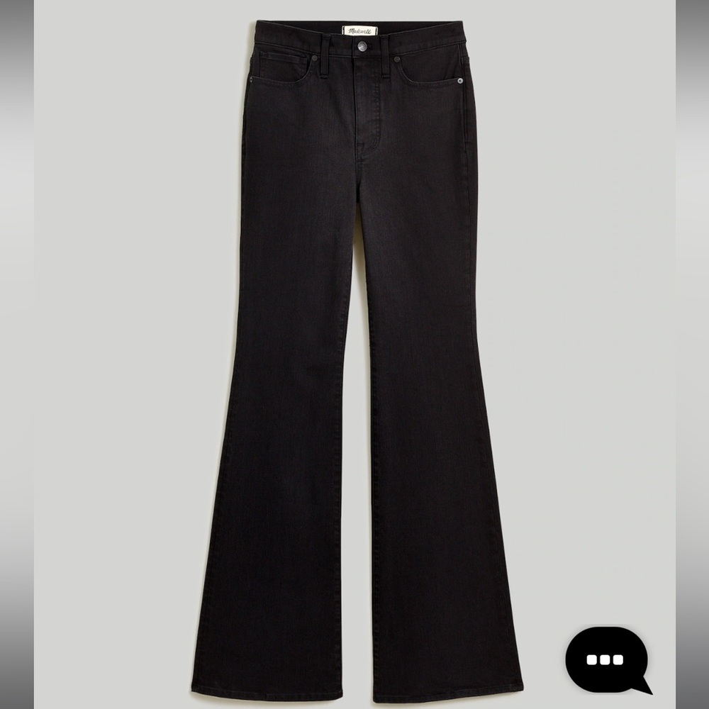 Madewell Skinny Flare Jeans in Black Size 24